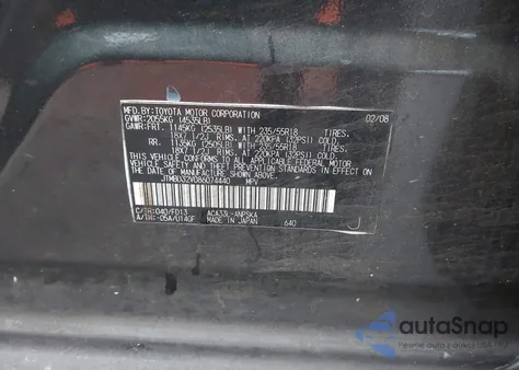 2008 Toyota Rav4 Sport из США, поврежденный, VIN JTMBD32V086074440